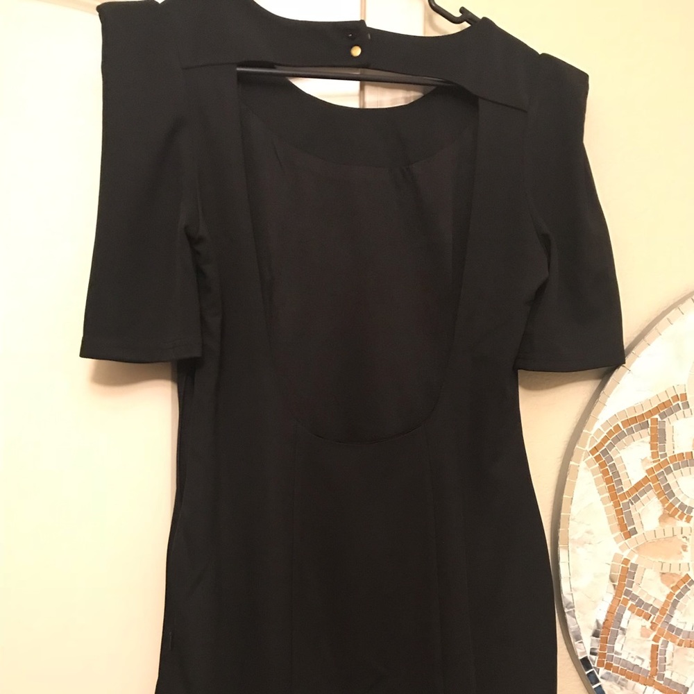 Backless mini cocktail  dress